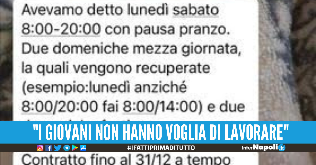 Offerte Di Lavoro Indecenti La Denuncia Dei Giovani Euro L Ora Per