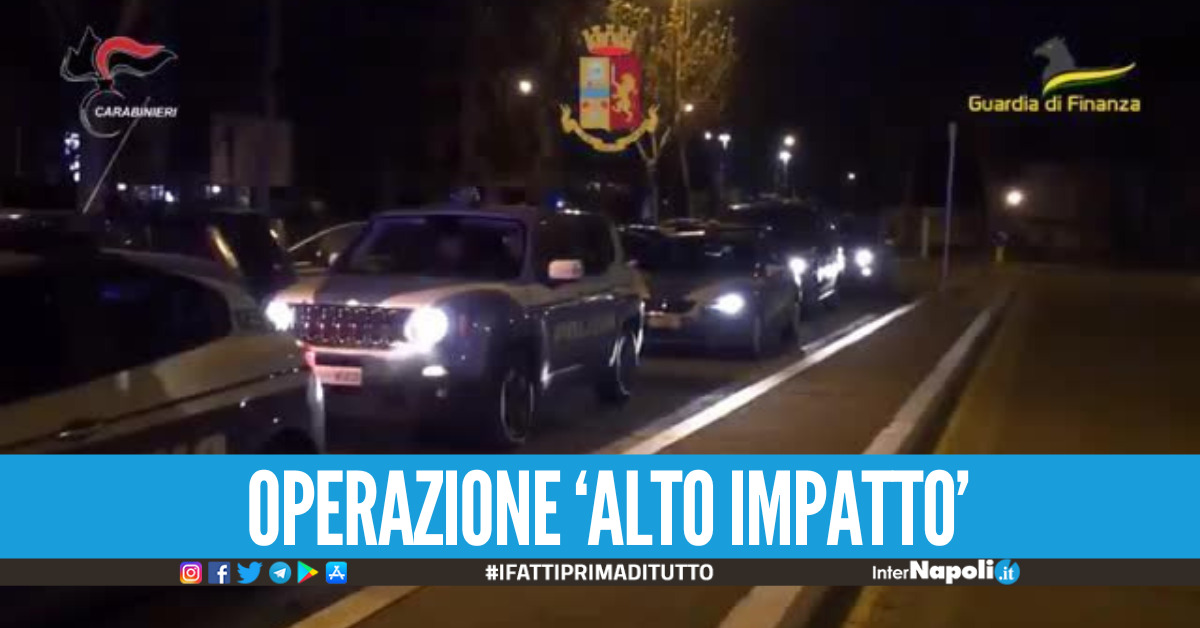 Maxi Blitz A Torre Annunziata Due Elicotteri E Uomini Tra Polizia