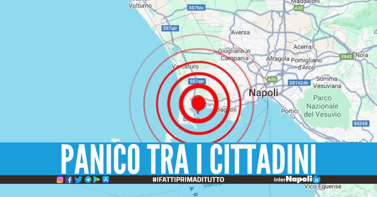 Trema La Terra A Napoli Il Terremoto Magnitudo Sveglia La Popolazione