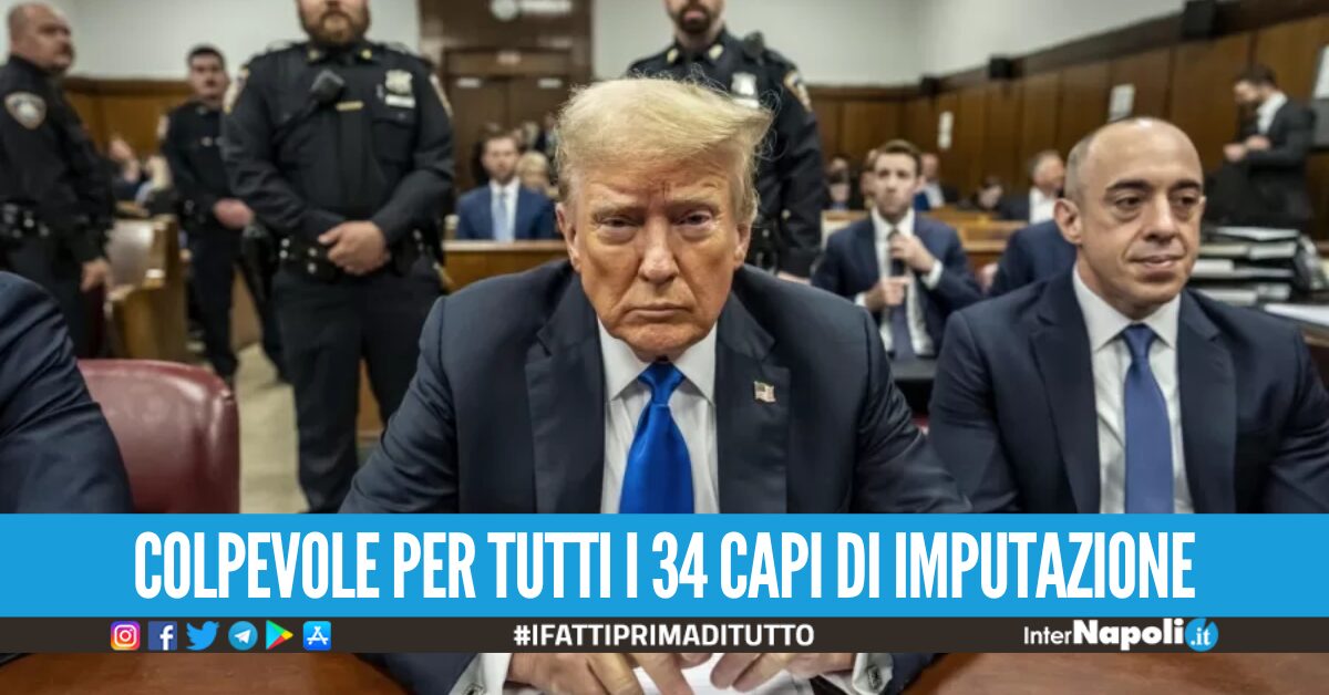 Donald Trump Condannato Nel Processo Per I Pagamenti Alla Pornostar