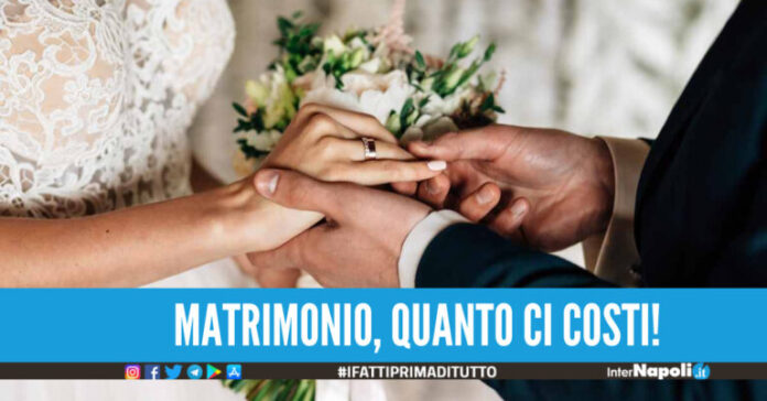 Matrimonio, quanto ci costi! A Napoli le spese più pazze d'Italia: oltre 15mila euro per 100 invitati