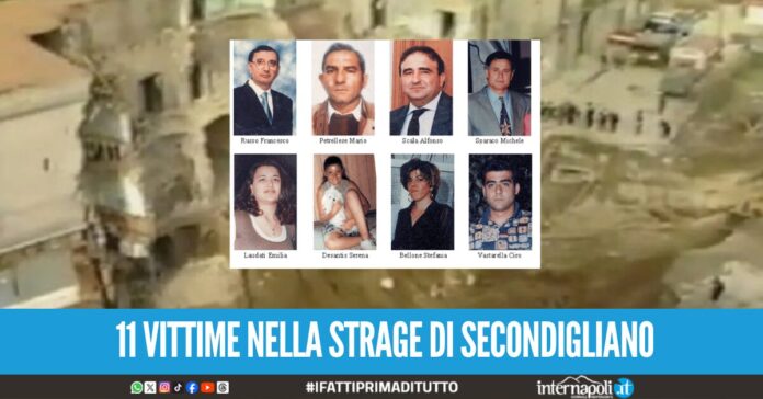 La Strage del Quadrivio di Secondigliano del 23 gennaio 1996, 11 vittime nel crollo