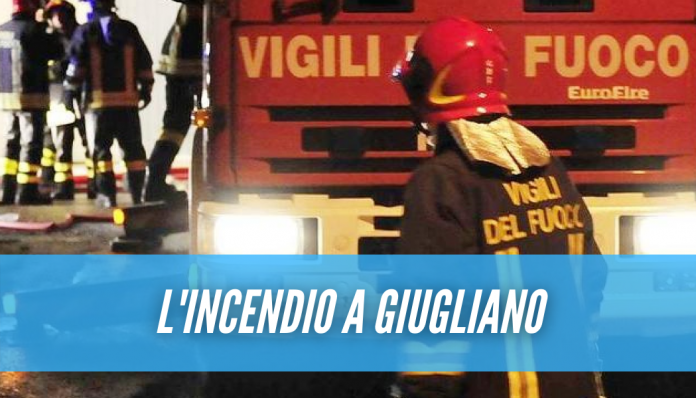 Incendio nella zona ASI di Giugliano, distrutto capannone di capsule di caffè