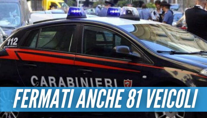 Controlli a tappeto a Ponticelli, controllate oltre 100 persone e sanzioni fino a 33mila euro
