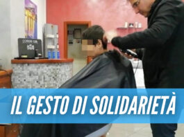Nel pomeriggio di oggi, un barbiere a Pontecagnano ha alzato la sua saracinesca per tagliare i capelli ad un solo cliente