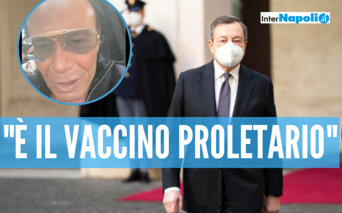 Mario Draghi e Venditti vaccinati con Astrazeneca