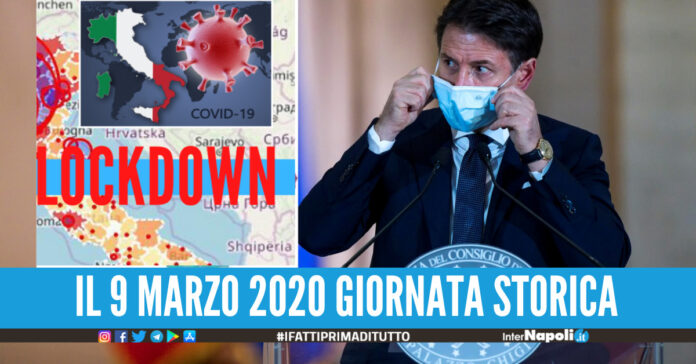 Covid, il 9 marzo 2020 Conte annunciò il primo lockdown nazionale l'assalto ai supermercati e due mesi di chiusure