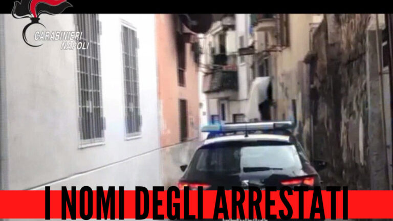Colpo alla camorra di Castellammare, i nomi degli arrestati nel blitz di questa notte