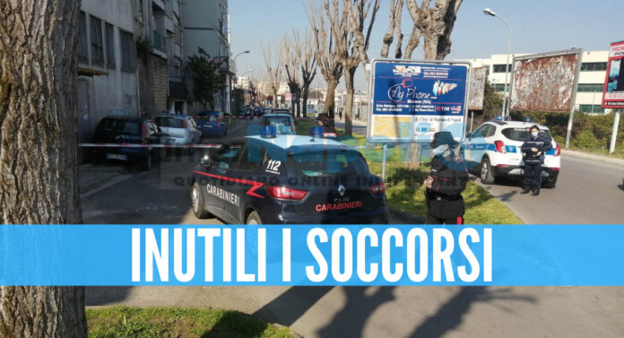 Carabinieri e Polizia Municipale sul luogo della tragedia