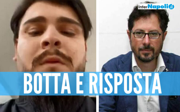 A Sinistra Giuseppe Mauro a destra Francesco Emilio Borrelli