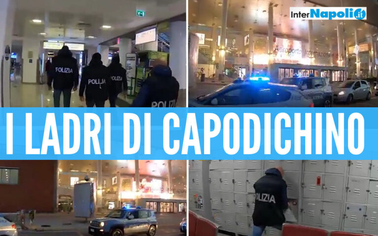 Presi i ladri dell’aeroporto di Capodichino, oltre 70 furti ai passeggeri in 2 anni