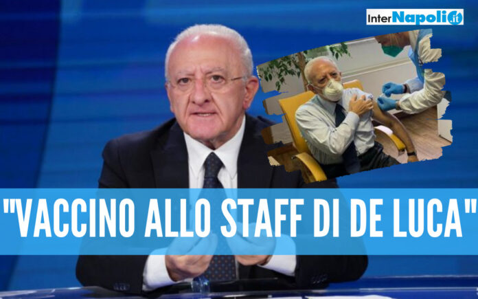 Polemica sullo staff di De Luca