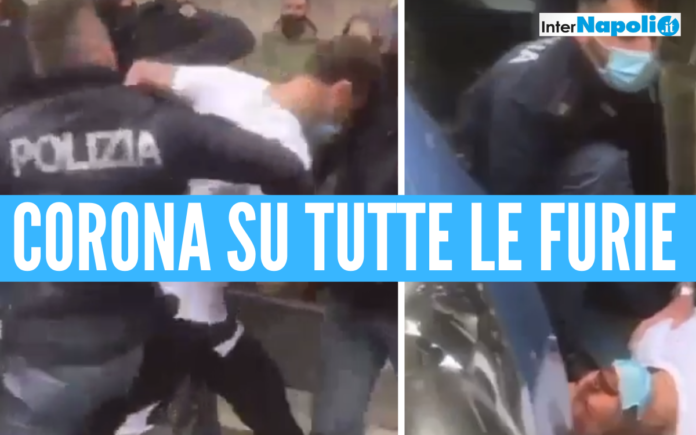 Fabrizio Corona su tutte le furie