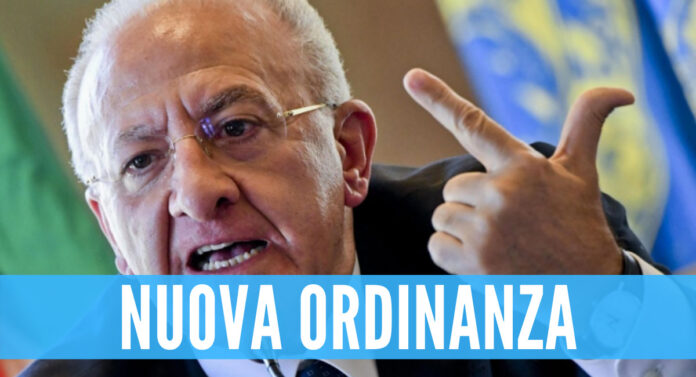 Nuova ordinanza di Vincenzo De Luca