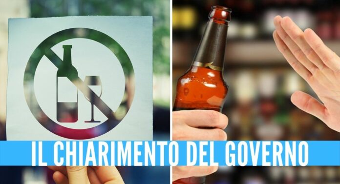 Nuovo Dpcm, sì alla vendita di alcolici per alcune attività dopo le 18