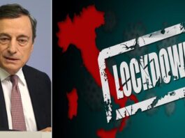 Mario Draghi annuncia lockdown