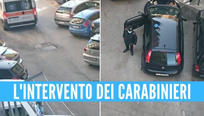 mamma marano cade balcone ambulanza carabinieri morta
