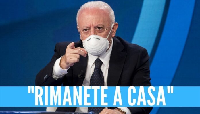 La Campania diventa zona rossa