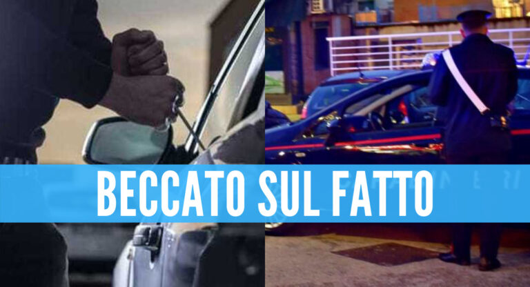 Approfittava del coprifuoco per “ripulire” le auto in sosta, arrestato in provincia di Napoli