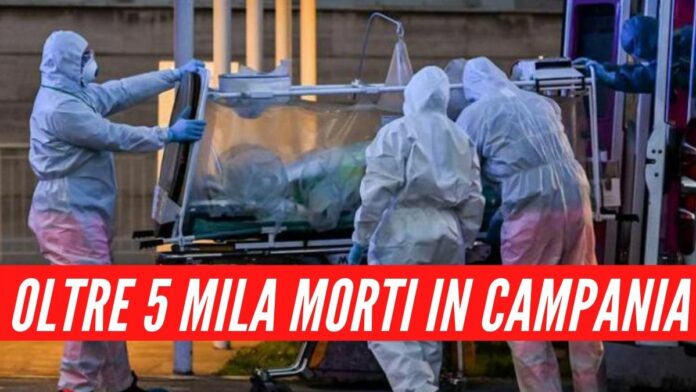 Covid, il bollettino: oltre 5 mila morti in campania