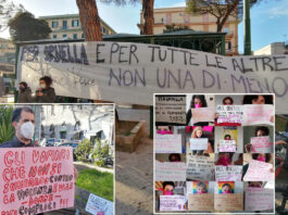 La manifestazione a Napoli