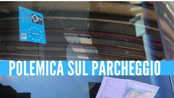parcheggio disabili marano strisce blu multa