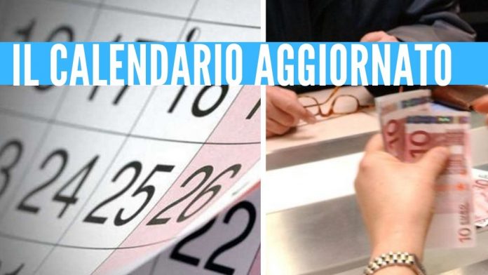 pensioni calendario poste