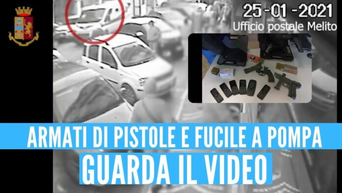 portavalori melito banda rapina