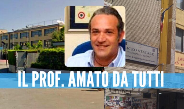 Mondo della scuola in lutto, Napoli e Giugliano in lacrime per il professor Sanna