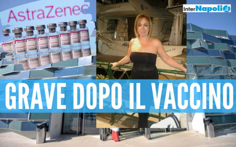 Donna in condizioni gravissime in ospedale a Napoli dopo il vaccino Astrazeneca, i familiari: “Non aveva patologie pregresse”