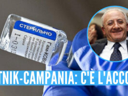 Vaccino sputnik in Campania: c'è l'accordo