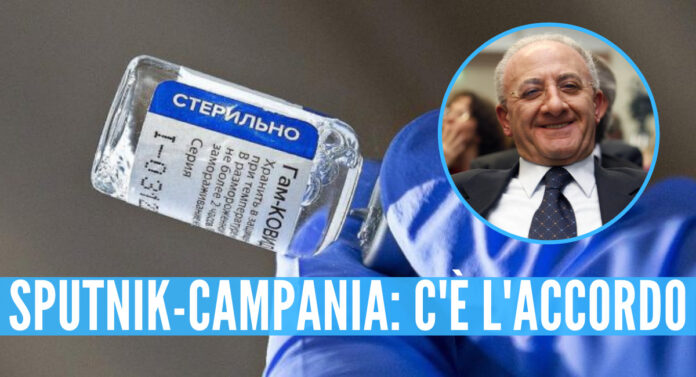 Vaccino sputnik in Campania: c'è l'accordo