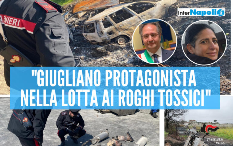 “Giugliano protagonista nella lotta ai roghi”, l’Amministrazione plaude a Municipale e Carabinieri dopo l’operazione nel campo rom