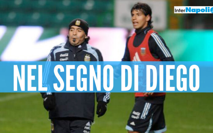 Aguero ed il sogno Napoli nel segno di Maradona