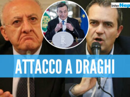 De Luca e De Magistris attaccano Draghi