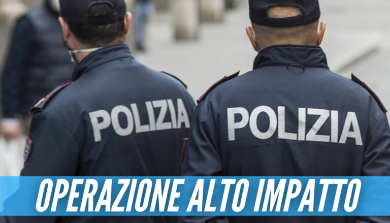 Operazioni 'Alto Impatto' a Napoli, multe e arresti per droga: controllate 200 persone