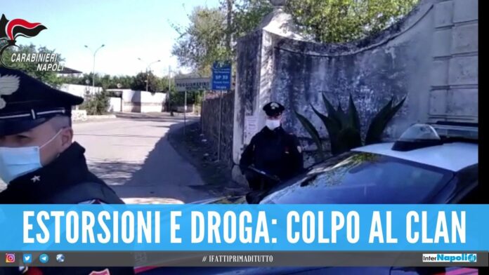 Camorra, estorsioni e droga. Colpo al clan