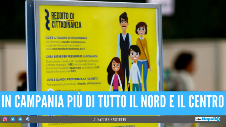 Reddito di cittadinanza, boom di richieste in Campania: oltre 2 milioni