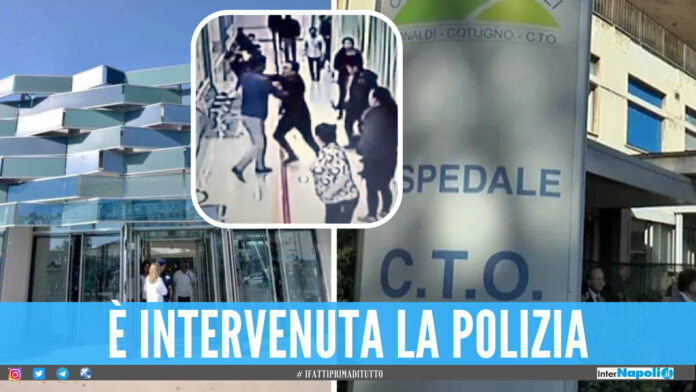Ospedale del Mare e Cto, nel riquadro un'immagine di repertorio