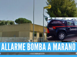 Allarme bomba a Marano