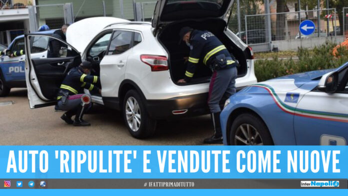 Auto a noleggio rubate e rivendute come nuove, la base nel Napoletano