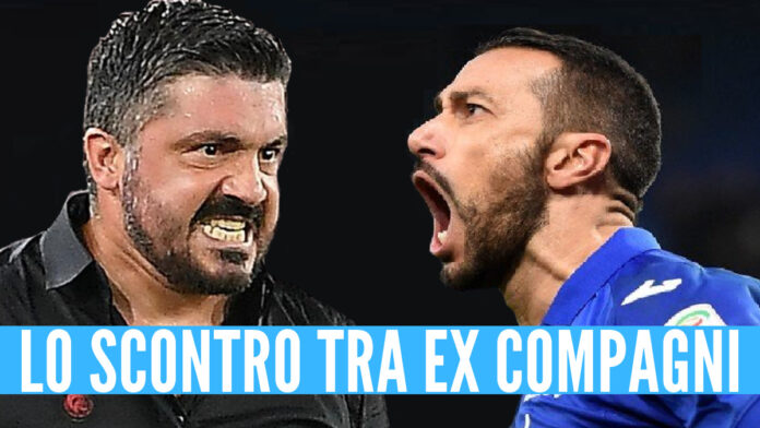 Sampdoria-Napoli video lite Quagliarella Gattuso