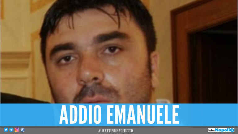 Lacrime e dolore nell'Agro Aversano, Emanuele morto a 44 anni