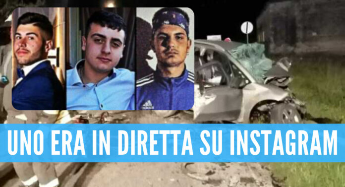 Tre delle vittime: da sinistra Carlo Romanelli, Matteo Simone e Luigi Franzese