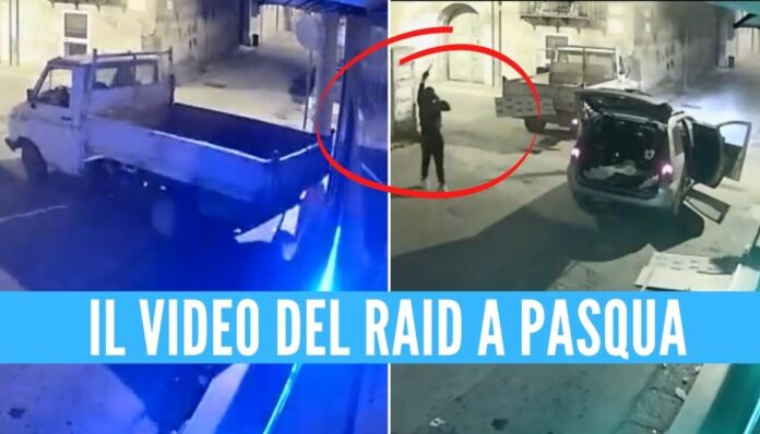 assalto tabaccheria casertano villa di briano video