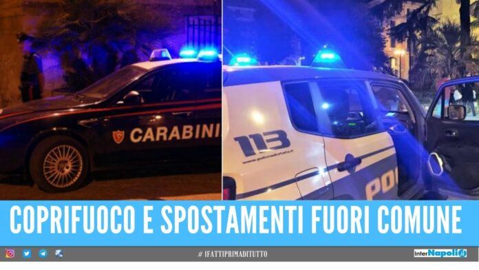 bar baretti controlli polizia carabinieri coprifuoco