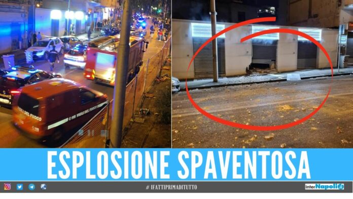 bomba negozio napoli