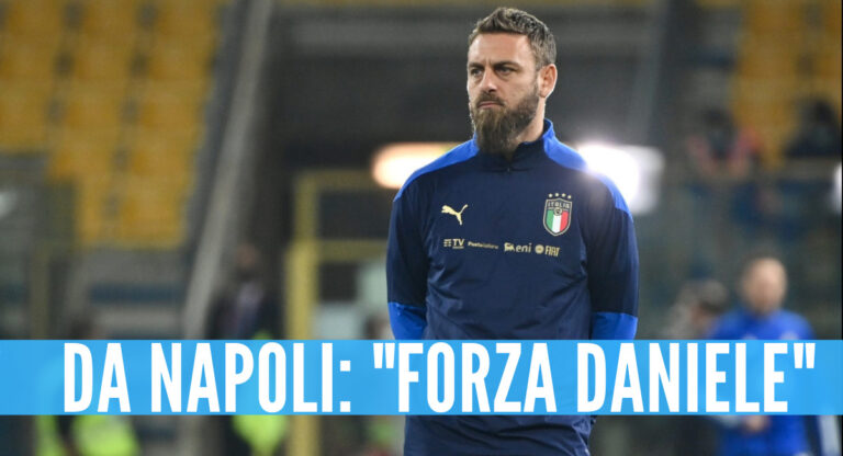 Paura per Daniele De Rossi, ricoverato per Covid. Il tweet del Napoli: “Forza!”