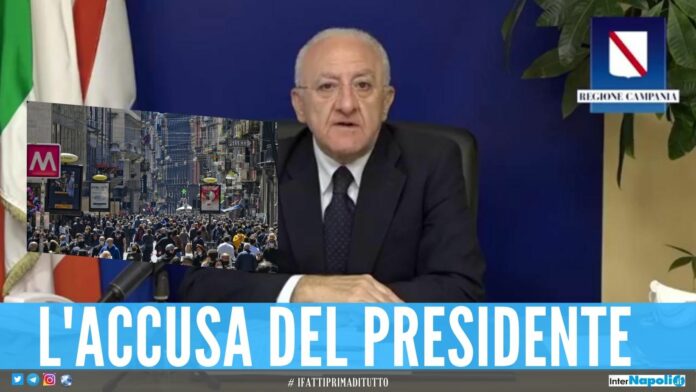 de luca movida mascherina assembramenti campania