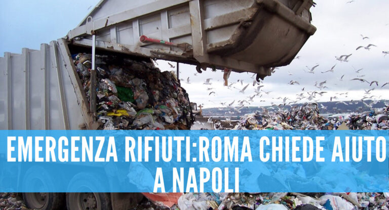 Roma in emergenza rifiuti, la Capitale chiede aiuto a Napoli per smaltire 100 tonnellate al giorno